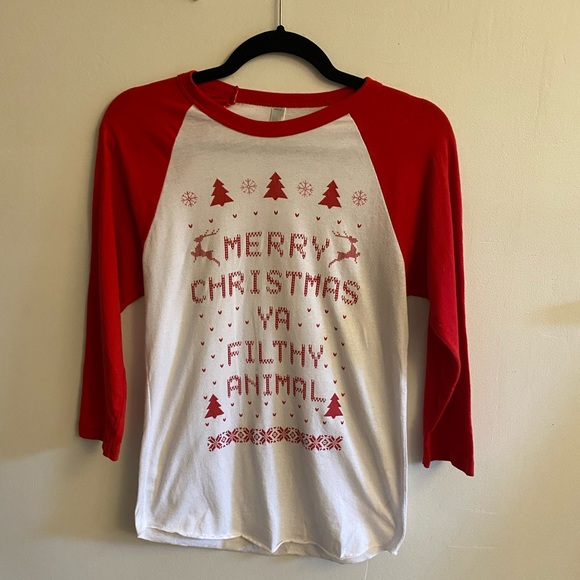 Christmas Baseball Tee - Picture 2 of 6